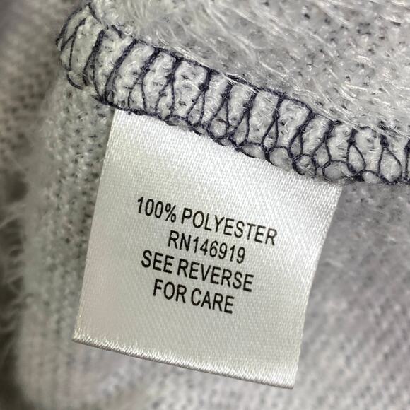 Freshman 1996 Grey Black Printed V-Neck Long Sleeve Shirt Women's Size Large L - Picture 5 of 6